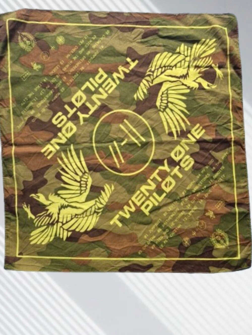 Twenty One Pilots Trench Bandana Second Leg Of Trench Tour 2017 - Picture 2 of 11